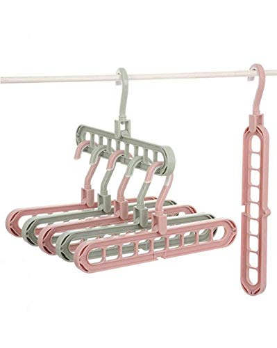 9 Holes Drying Rack Foldable Plastic Hanger