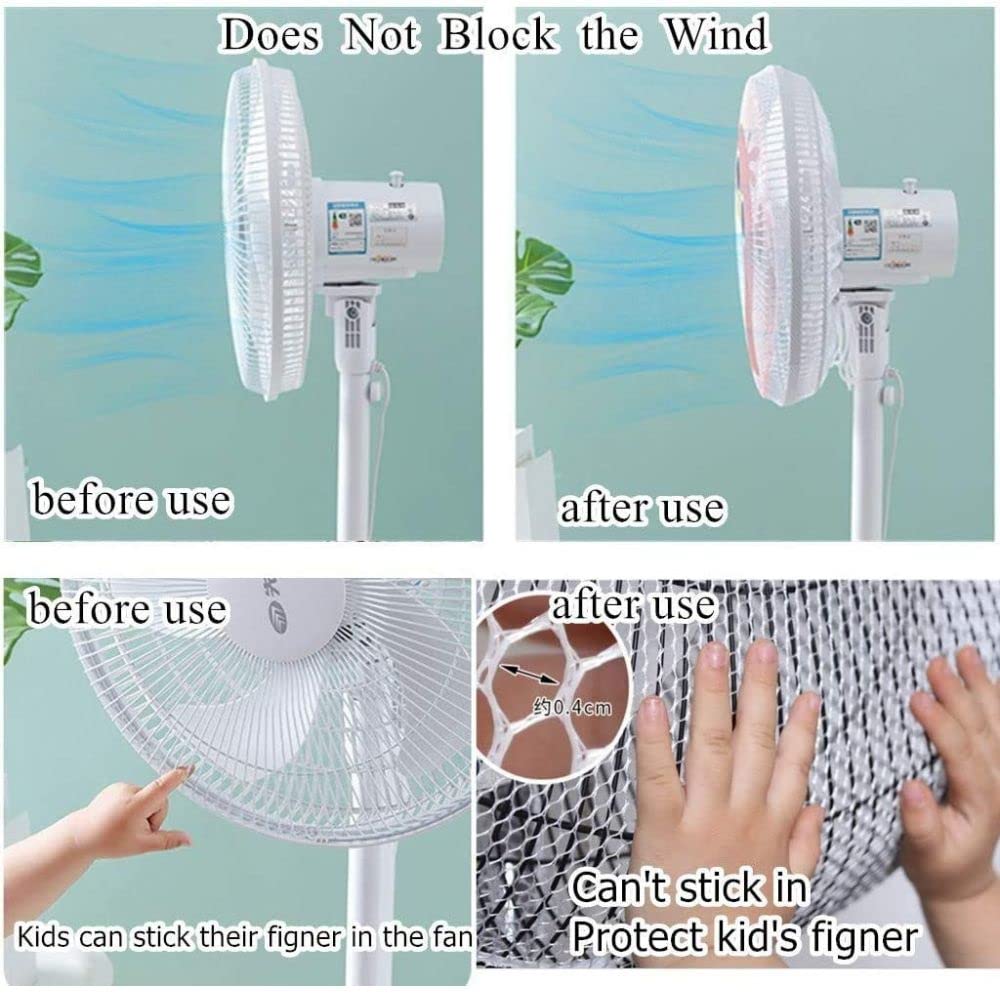 Finger Protector Fan Cover with features