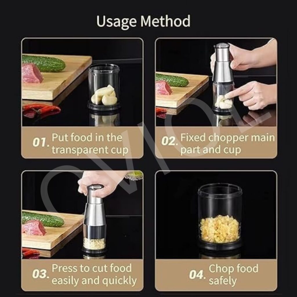 Garlic Manual Chopper Usage details