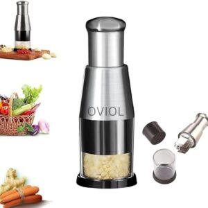 Effortless Garlic Crusher: Chop, Mince & Press with Ease!