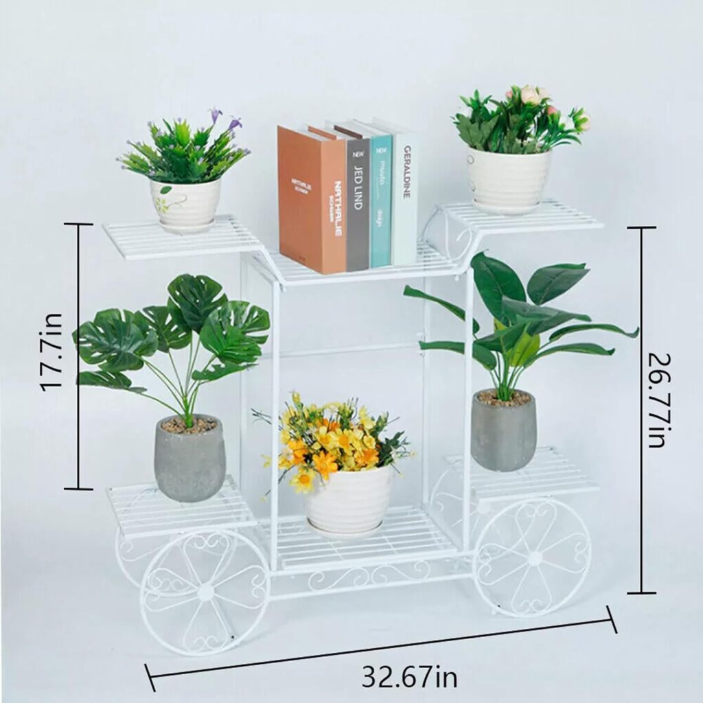 Indoor outdoor plant Stand with details