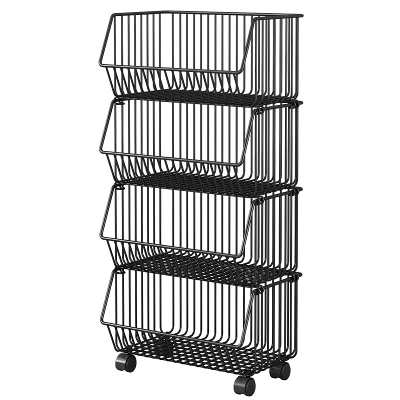 Metal Kitchen Trolley With Wheels