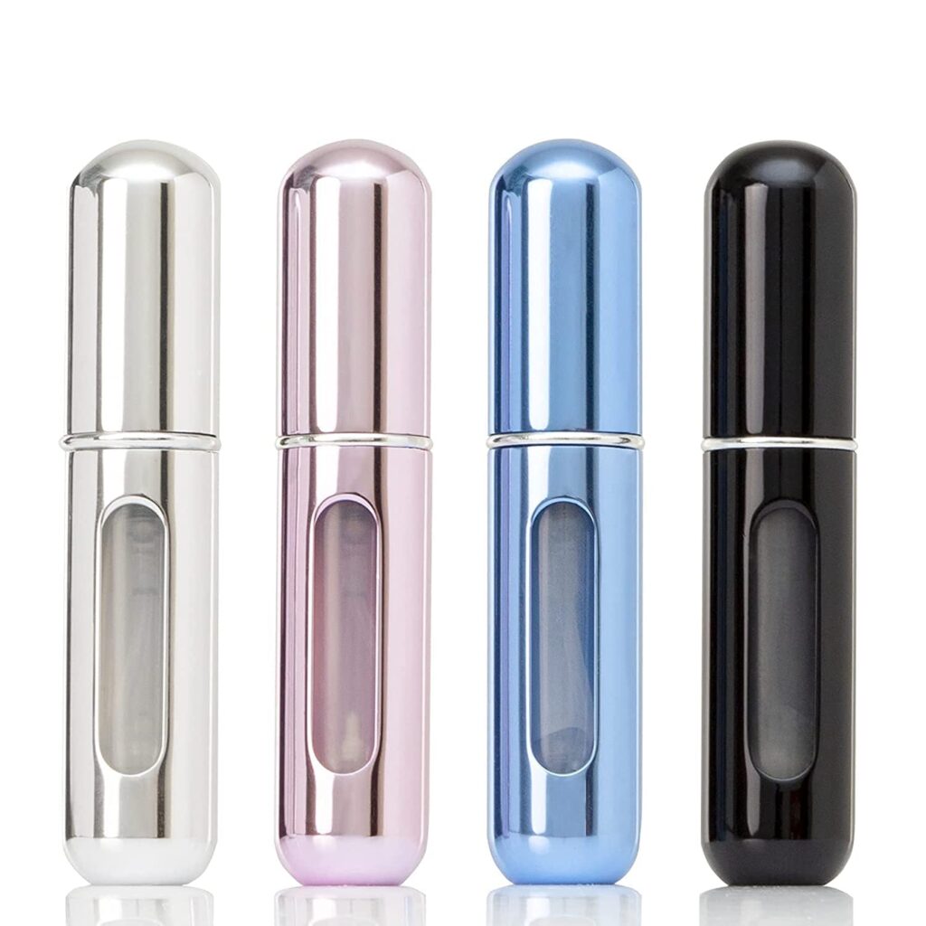 4 Reffilable perfume automizer bottle