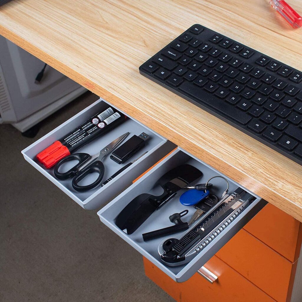 Self Adhesive Hidden Drawer under the table