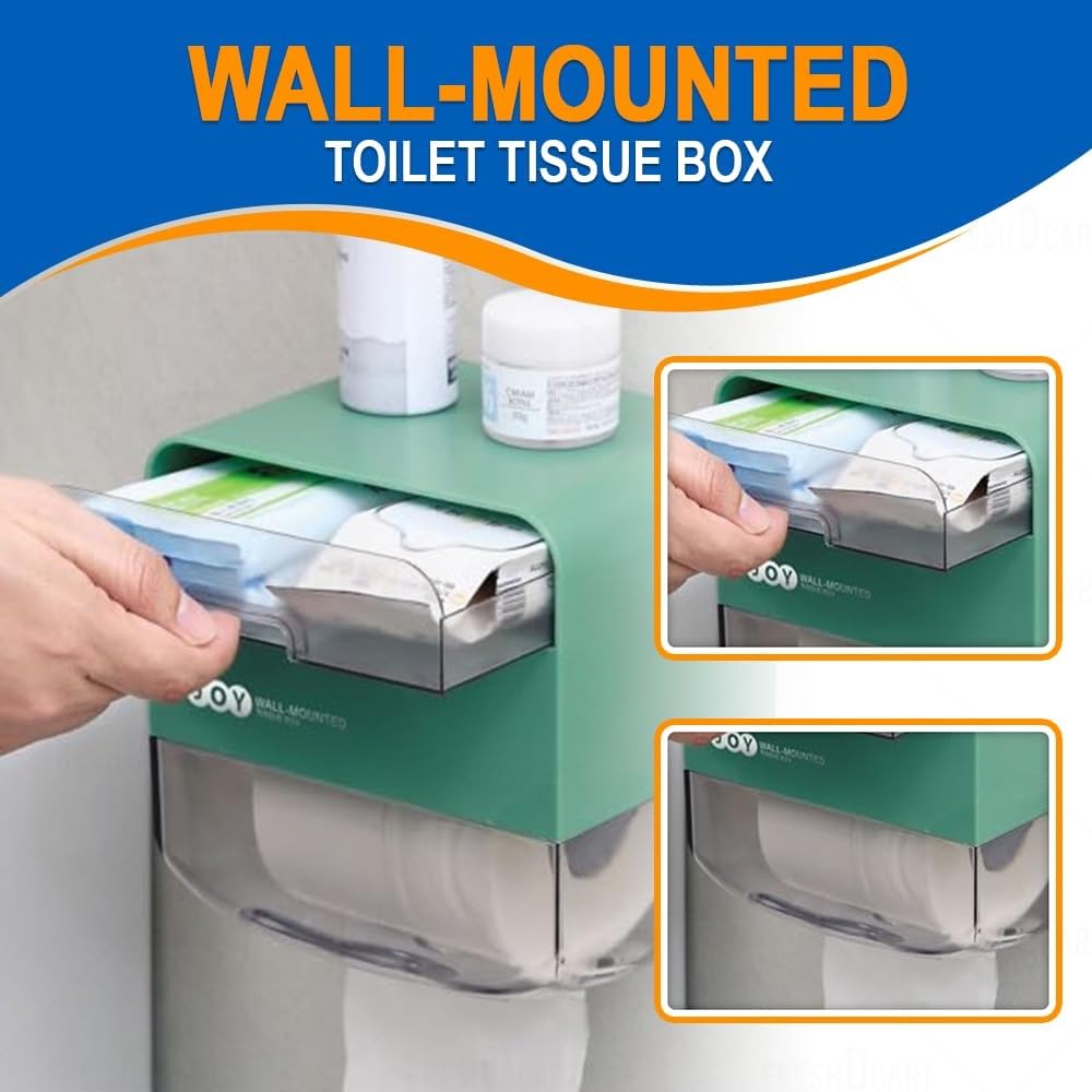 Wall Mounted Tissue Paper Holder with details