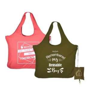 Foldable Reusable Tote Bag – Eco-Friendly, 12Kg Capacity